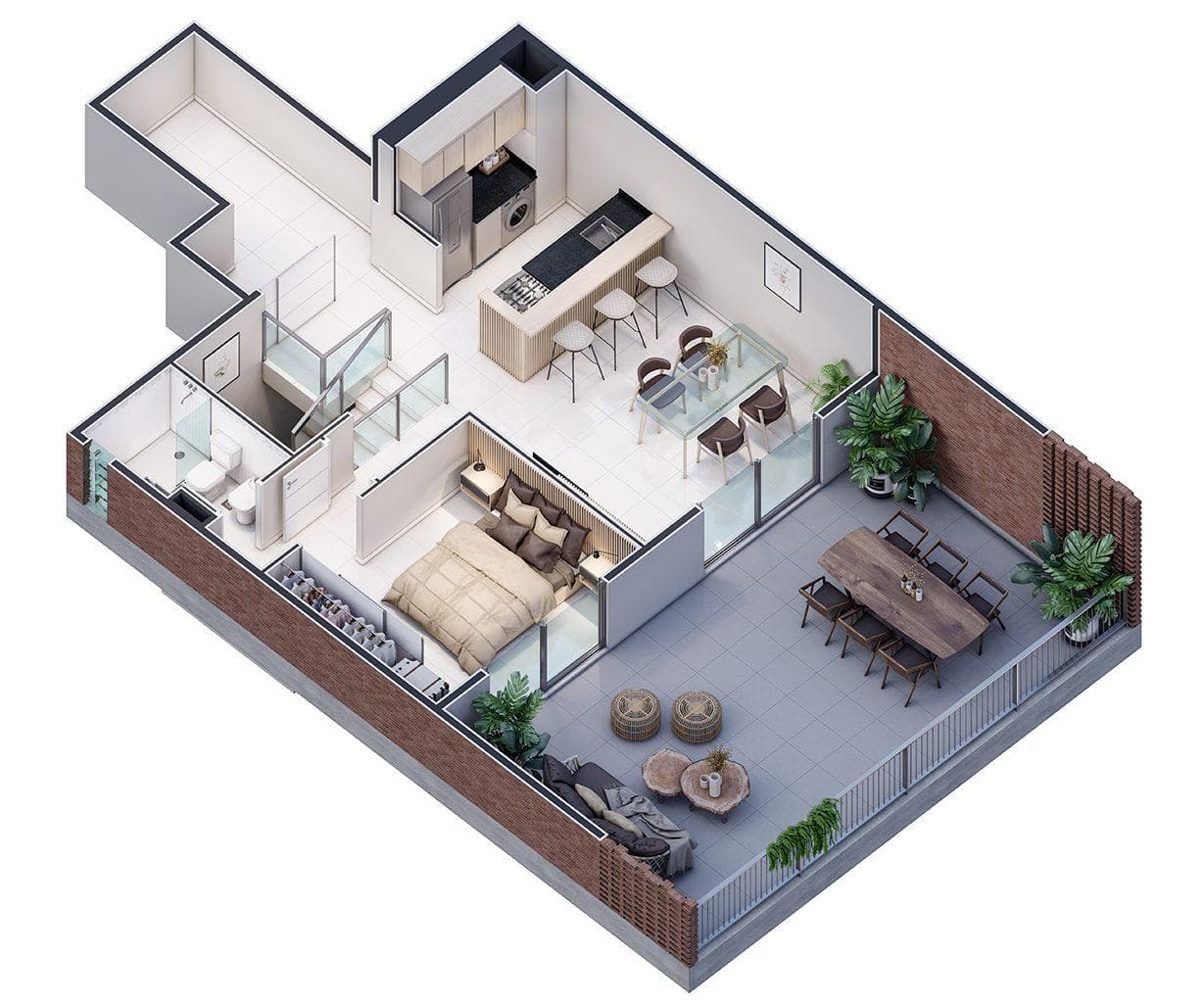 Apartments under construction: studio, 1-bedroom, and 2-bedroom units starting at $80,000, brand new