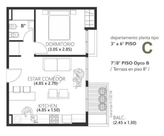 Apartments under construction: studio, 1-bedroom, and 2-bedroom units starting at $80,000, brand new