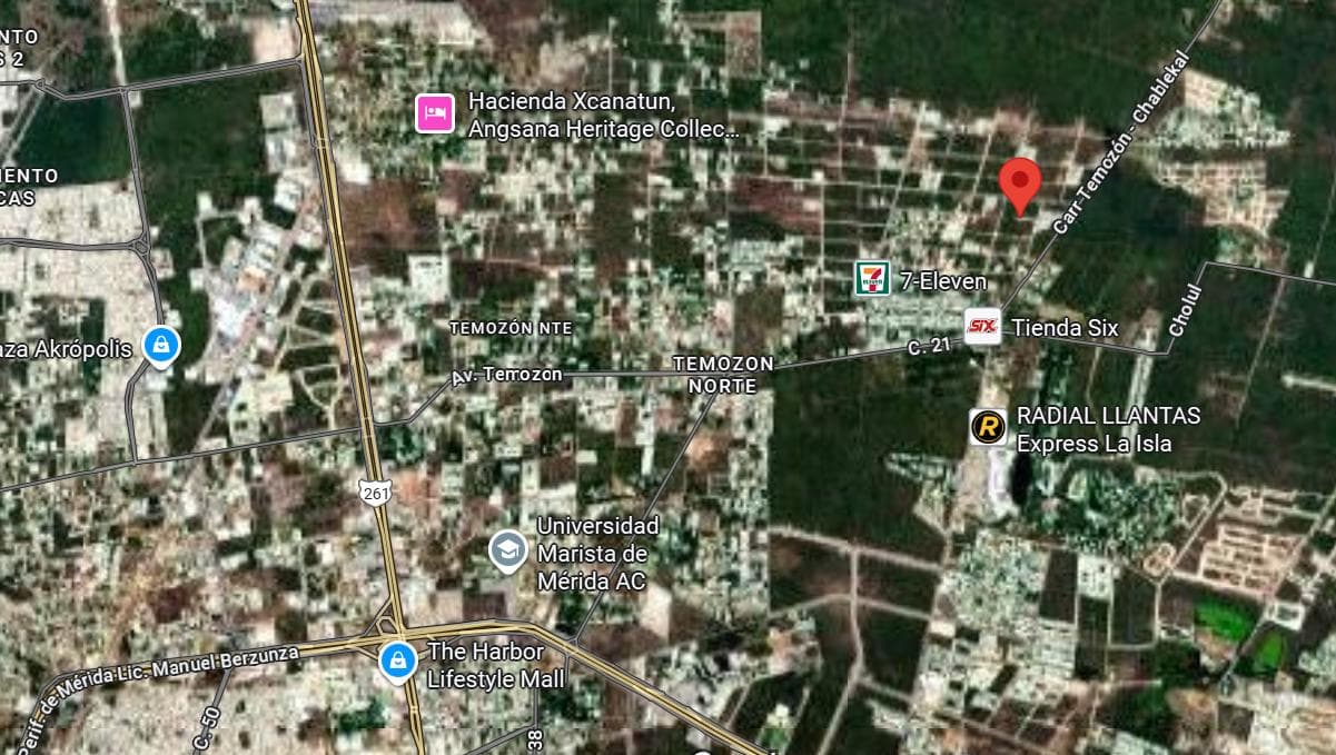 1,000 m² lot for sale in Temozón Norte