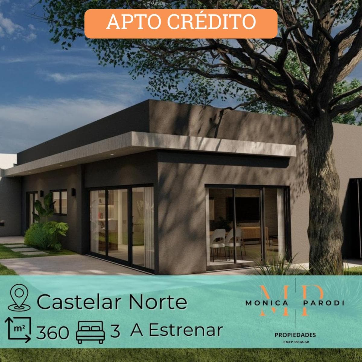 Brand-new house in Pozo – 4 rooms – Castelar Norte