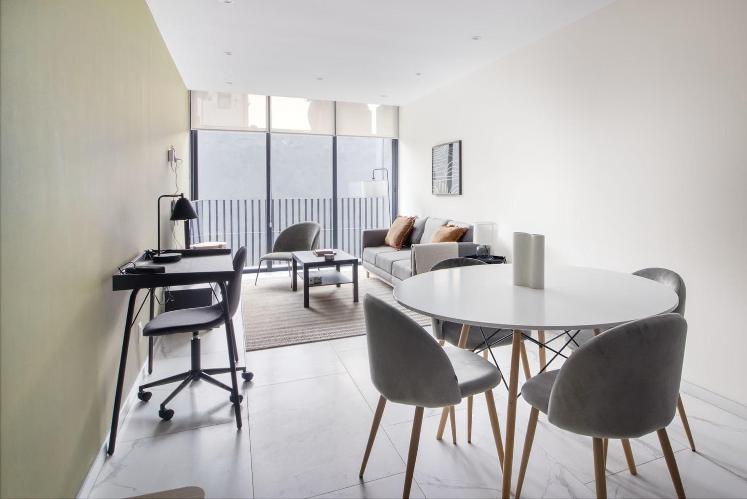 Furnished apartment for rent on Río Rhin Avenue, Cuauhtémoc, Mexico City