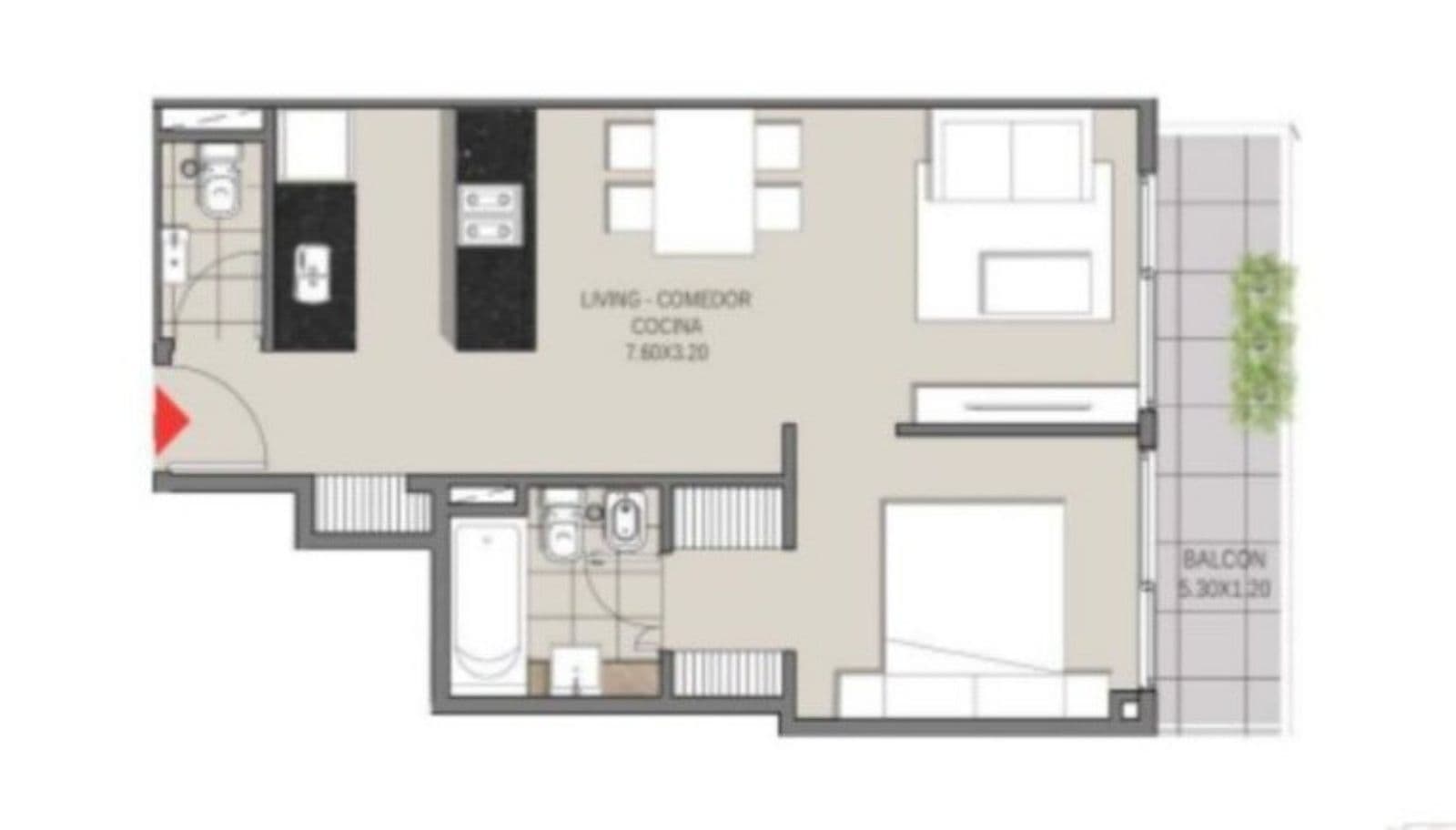 Brand-New 2-Bedroom Apartment for Sale in Villa Crespo