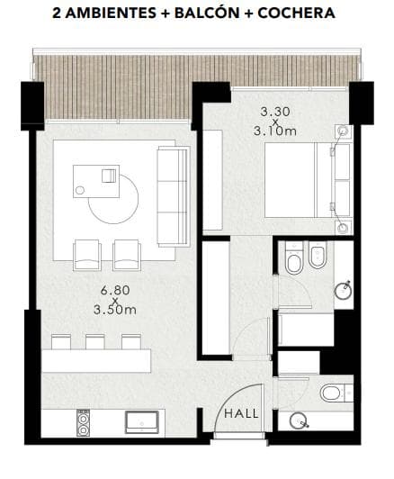 FINANCED - 2-bedroom apartment FOR SALE in the Belvédere Smart Residences tower - DELIVERY 2027