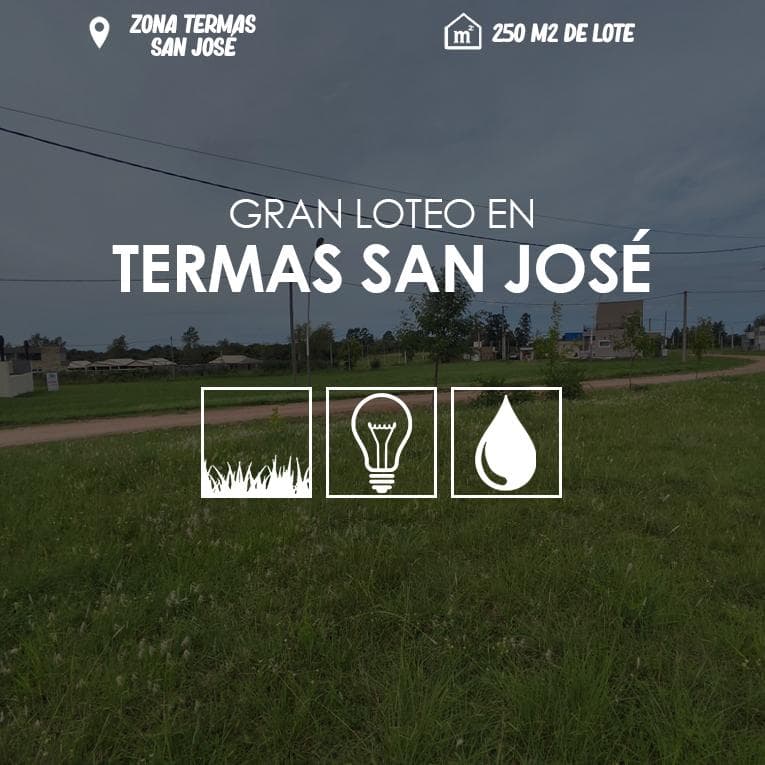 Lots in Termas, Villa San José