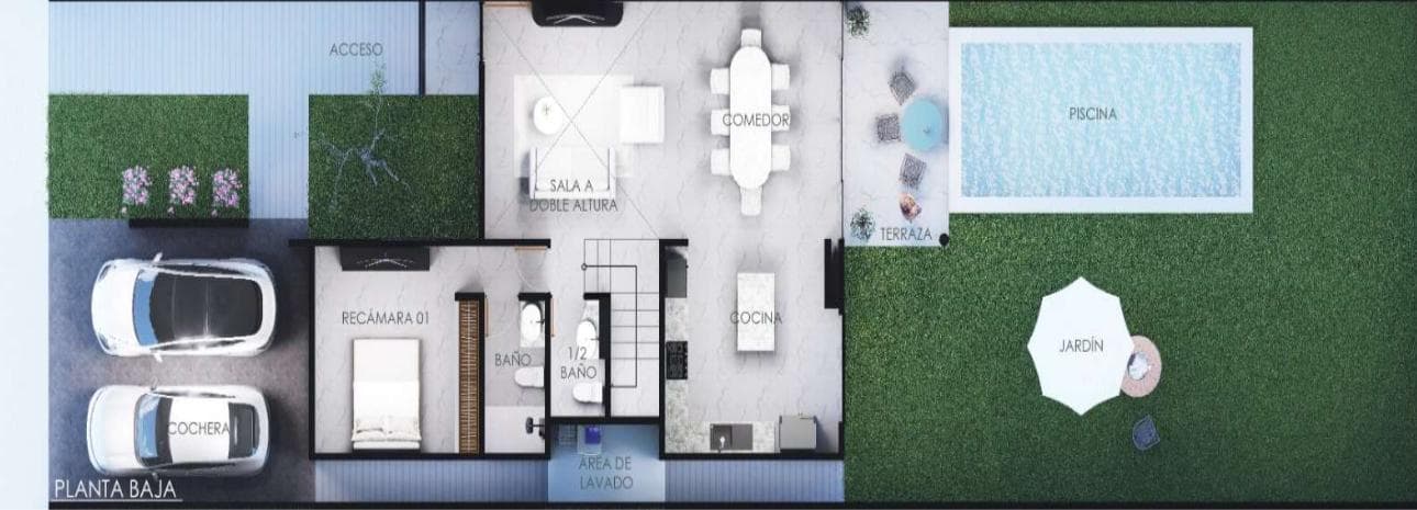 House for Sale in Cholul, Mérida, Yucatán