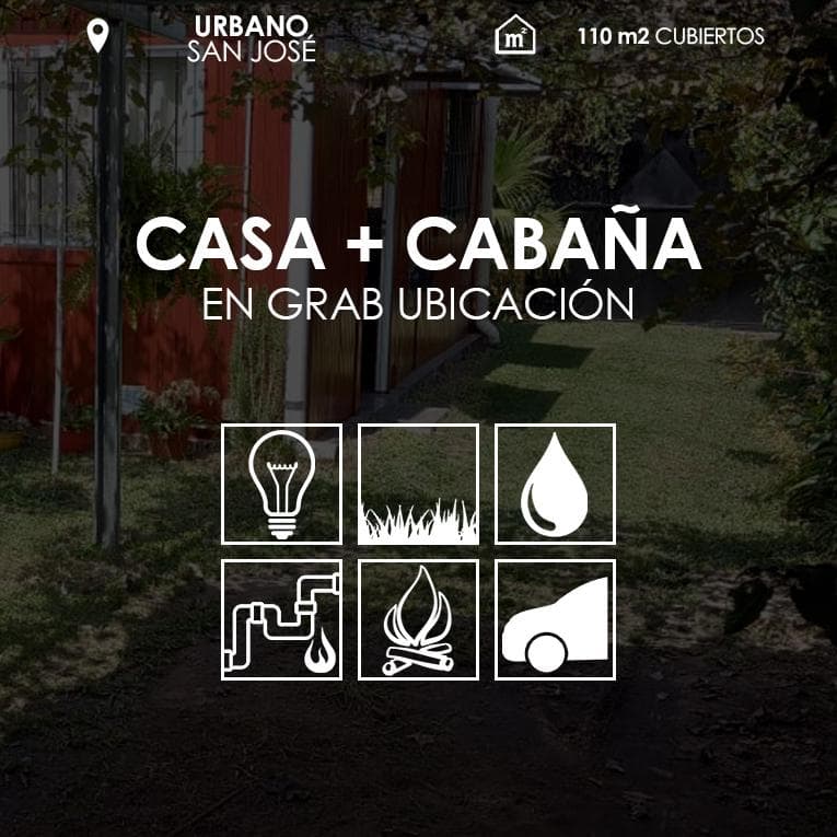House + Cabin in Villa San Jose