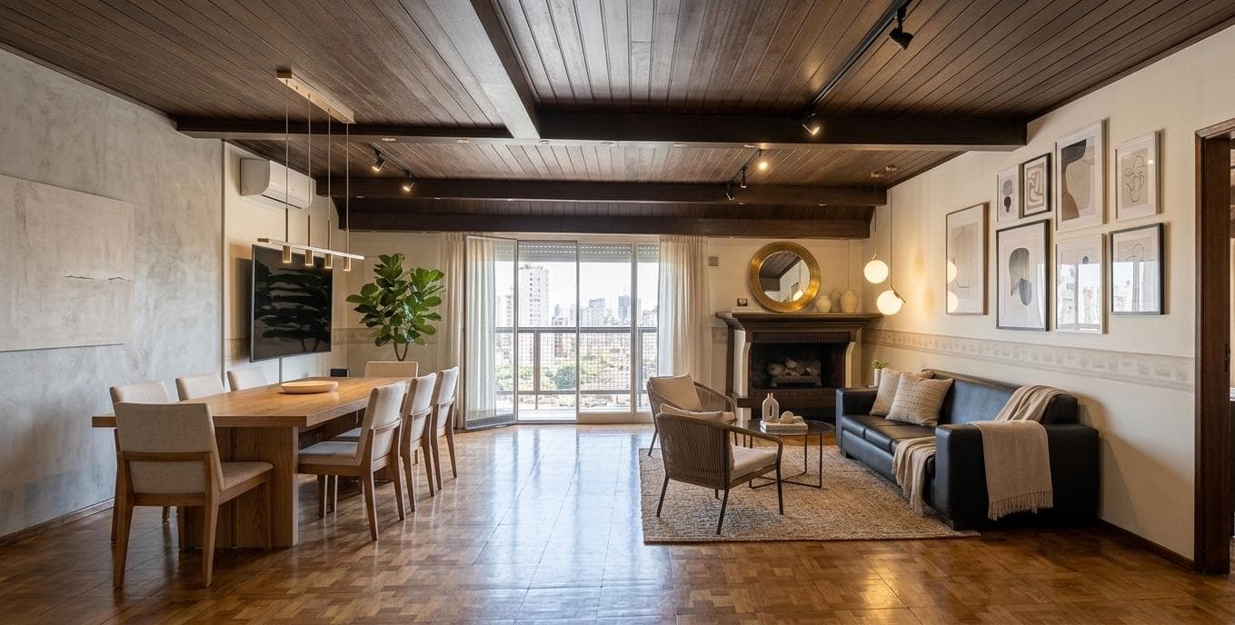 4-room apartment for sale in Caballito, with a garage and storage room. Panoramic view