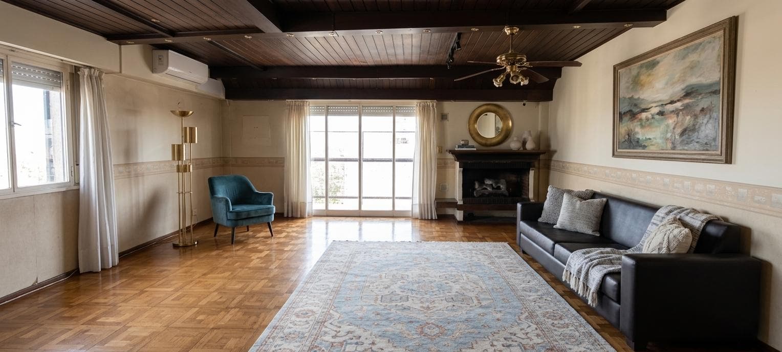 4-room apartment for sale in Caballito, with a garage and storage room. Panoramic view