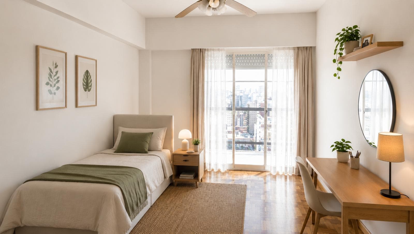 4-room apartment for sale in Caballito, with a garage and storage room. Panoramic view