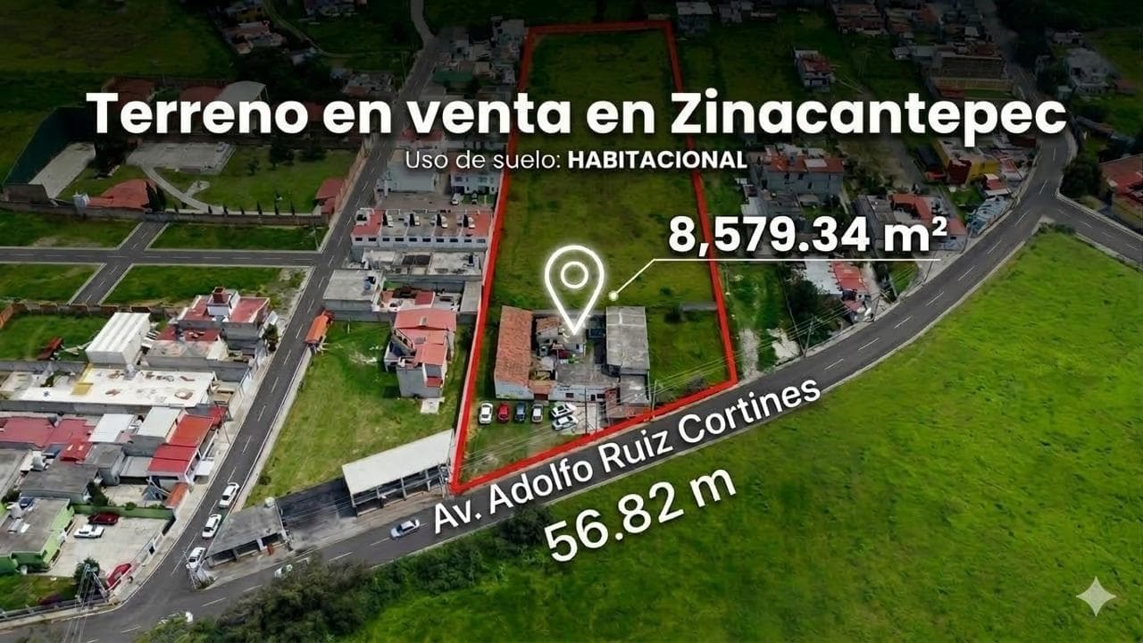 Lot on Ruiz Cortinez Avenue, Tecaxic, Toluca