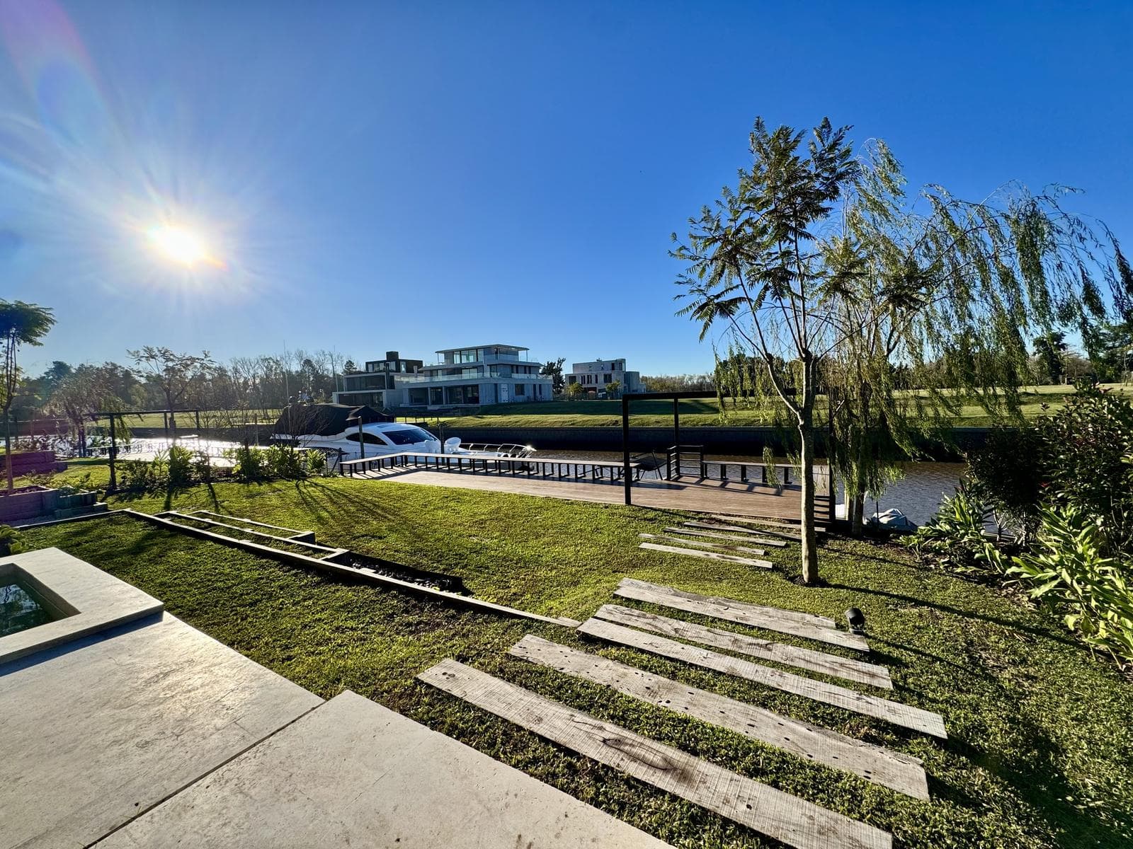 Modern Riverfront Home for Sale - With Dock - Brand-New