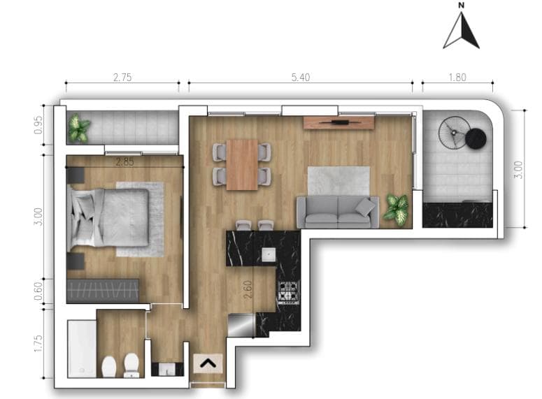 Apartment - Downtown