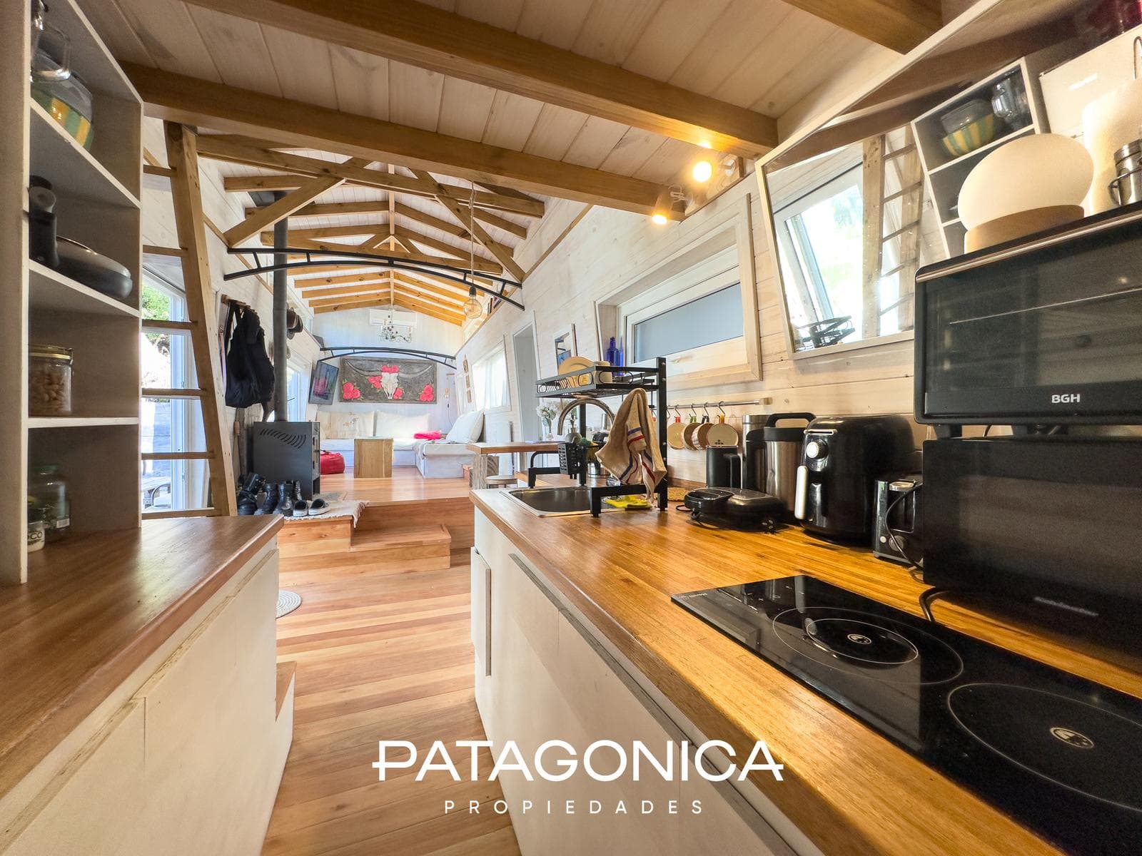 Modern 85 m² house with a view of Lake V. Correntoso.