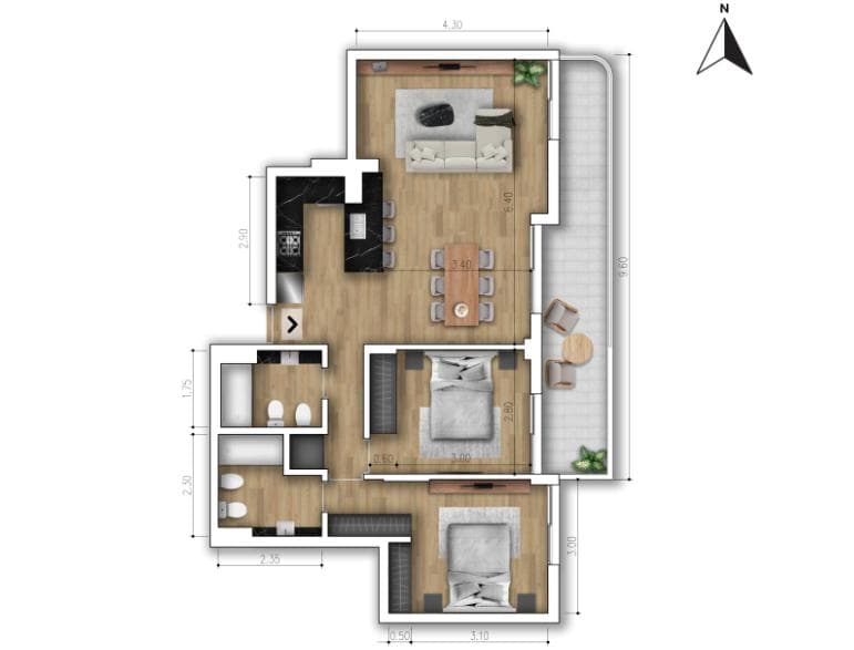 Apartment - Downtown