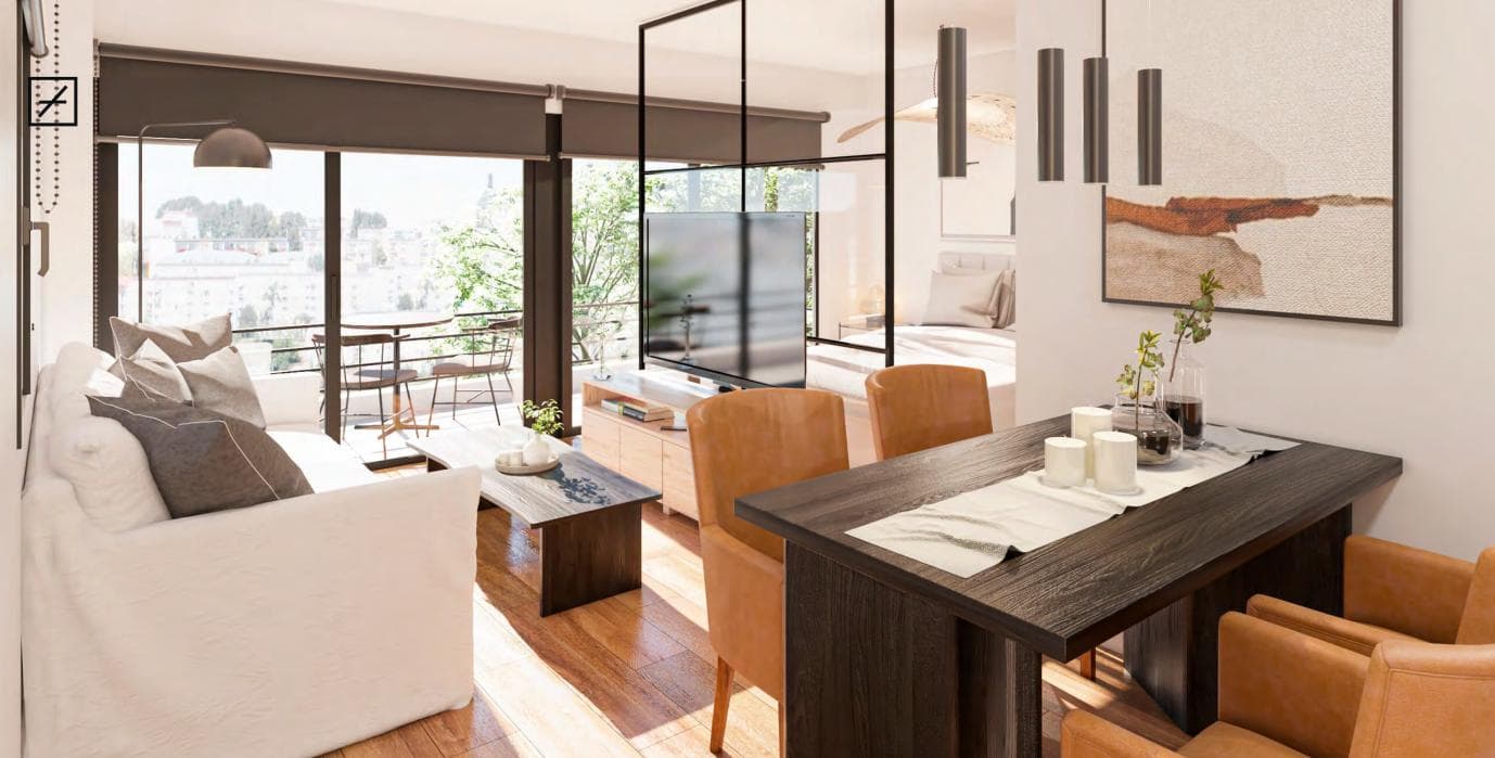 2 ambientes en Superi y Av. de los Incas. En construcción. E