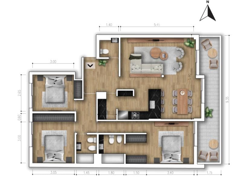 Apartment - Downtown