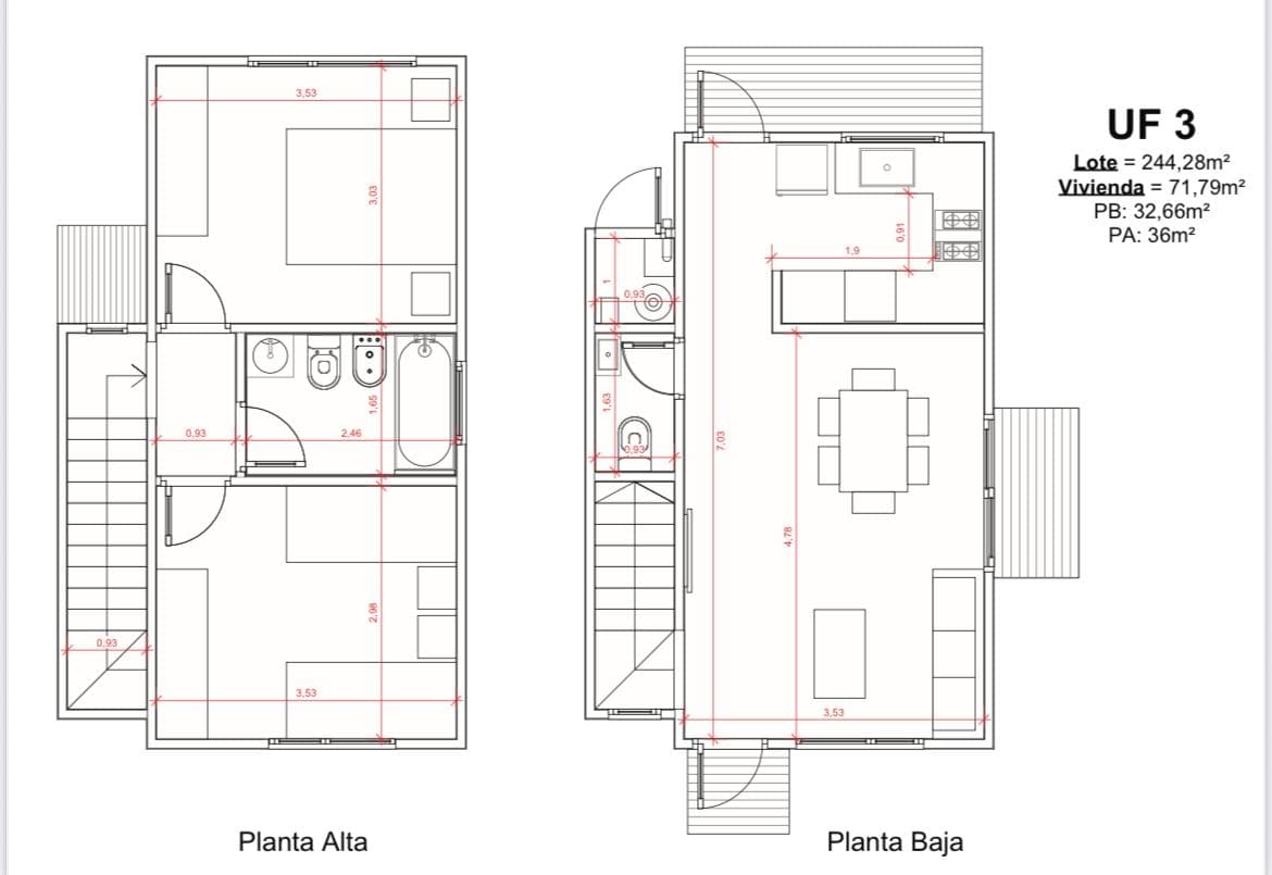 BRAND-NEW HOUSE FOR SALE. 2 bedrooms + garden. Natural gas. Tres Cerros neighborhood