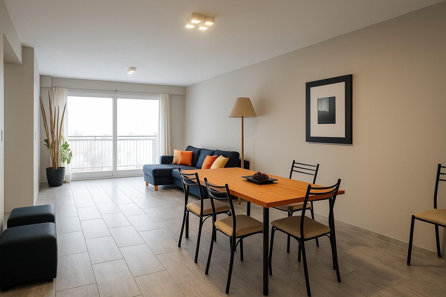 3-Bedroom Apartment for Sale on Necochea Street, Facing the Street, with a Garage