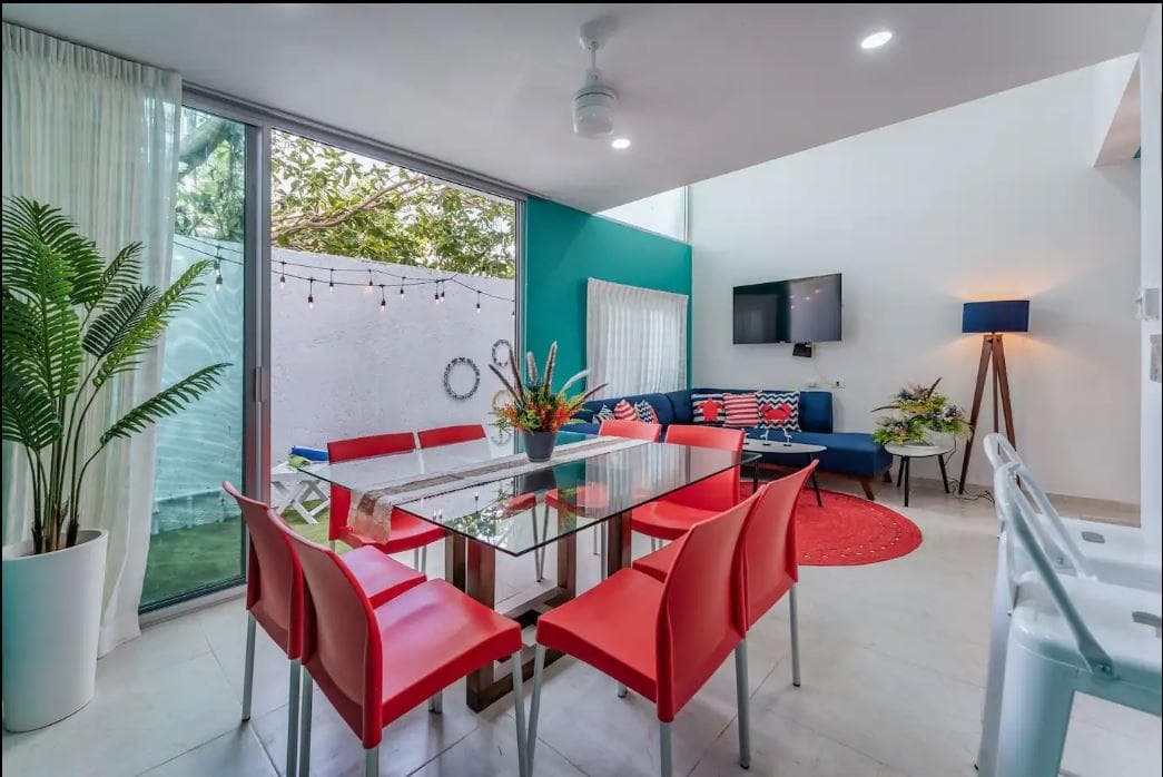 Villa for sale on Chicxulub Puerto Beach, one block from the ocean in Mérida, Yucatán