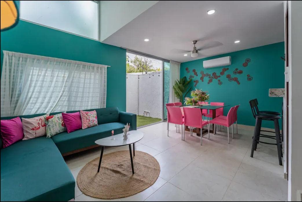 Villa for sale on Chicxulub Beach, one block from the ocean in Mérida, Yucatán