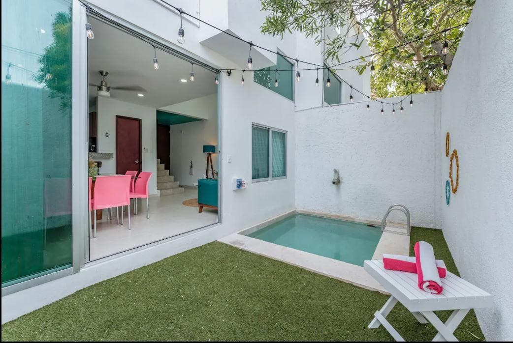Villa for sale on Chicxulub Beach, one block from the ocean in Mérida, Yucatán