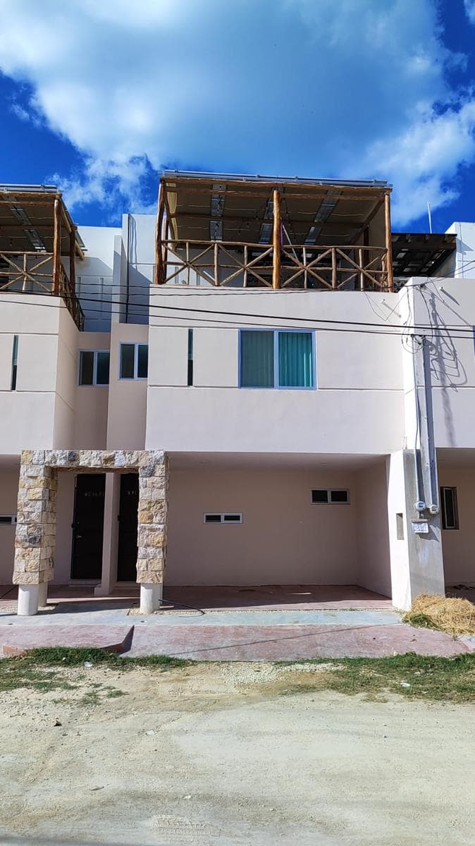 Villa for sale on Chicxulub Beach, one block from the ocean in Mérida, Yucatán