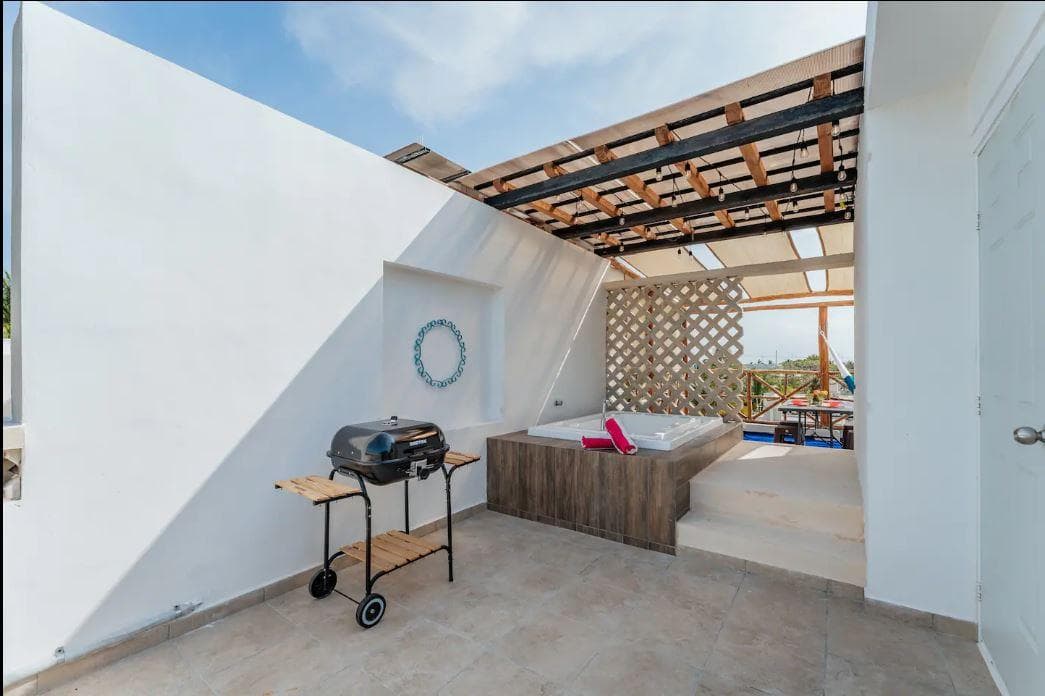 Villa for sale on Chicxulub Beach, one block from the ocean in Mérida, Yucatán