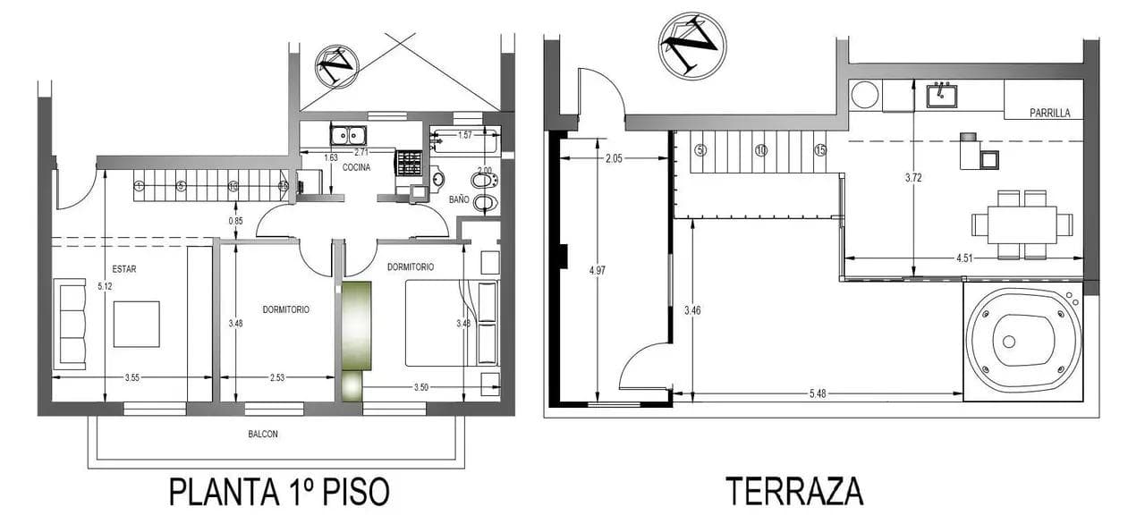 For Sale, Duplex, 3 Rooms, Balcony, Playroom, Terrace, Outdoor Kitchen, Grill, Colegiales