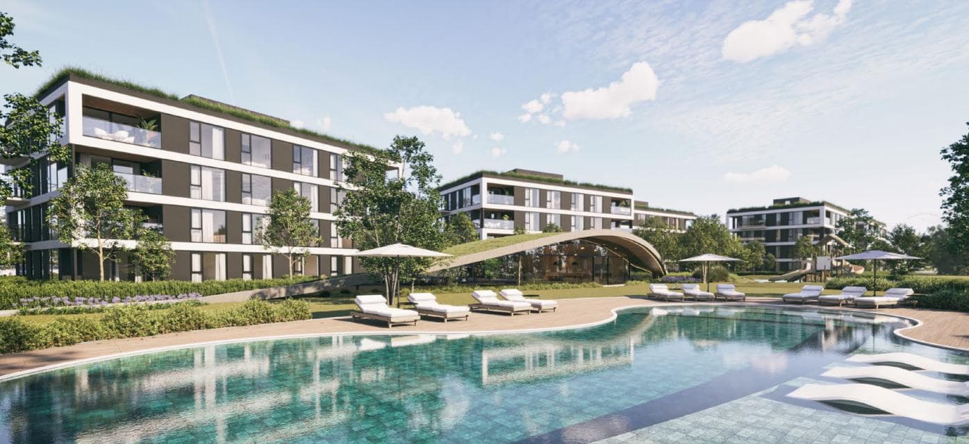 3-room apartments with amenities and a garage in GOLF Canton