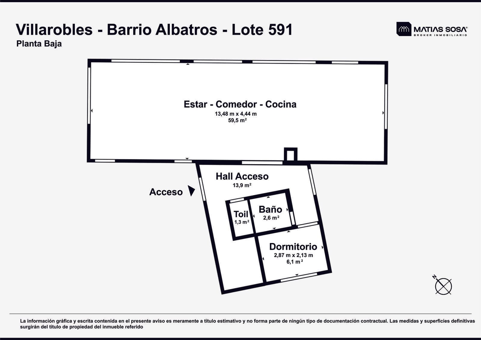 Venta - Casa 5 Ambientes Frente al Lago - Villarobles