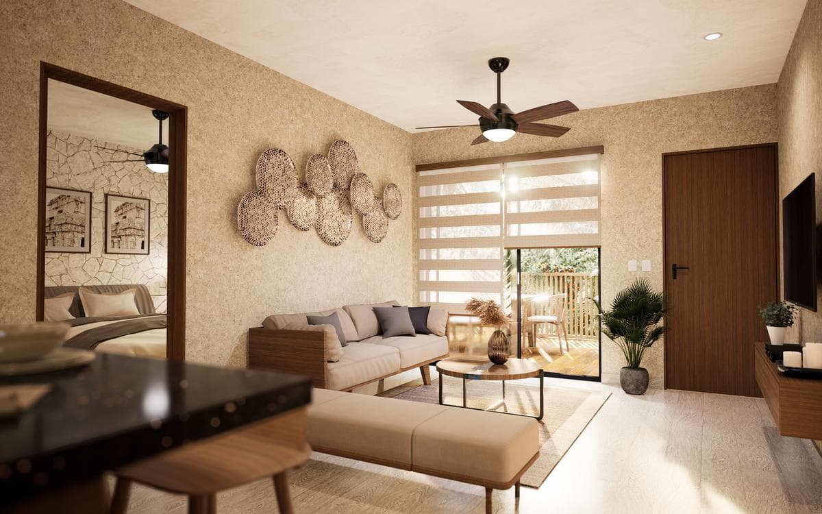 Increíbles Departamentos en Venta 1 o 2 hab en Region 8 Tulum P3927