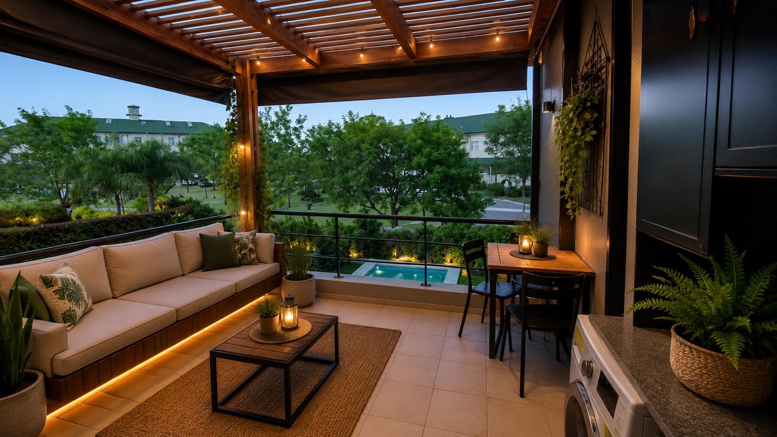 3-Bedroom Duplex with a Terrace in Nordelta