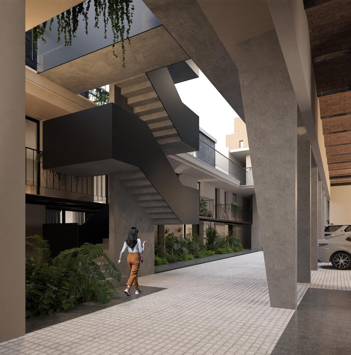 APARTMENT - WRAP-AROUND BALCONY - SUITE WITH CLOSETS - EXCLUSIVE NEIGHBORHOOD
