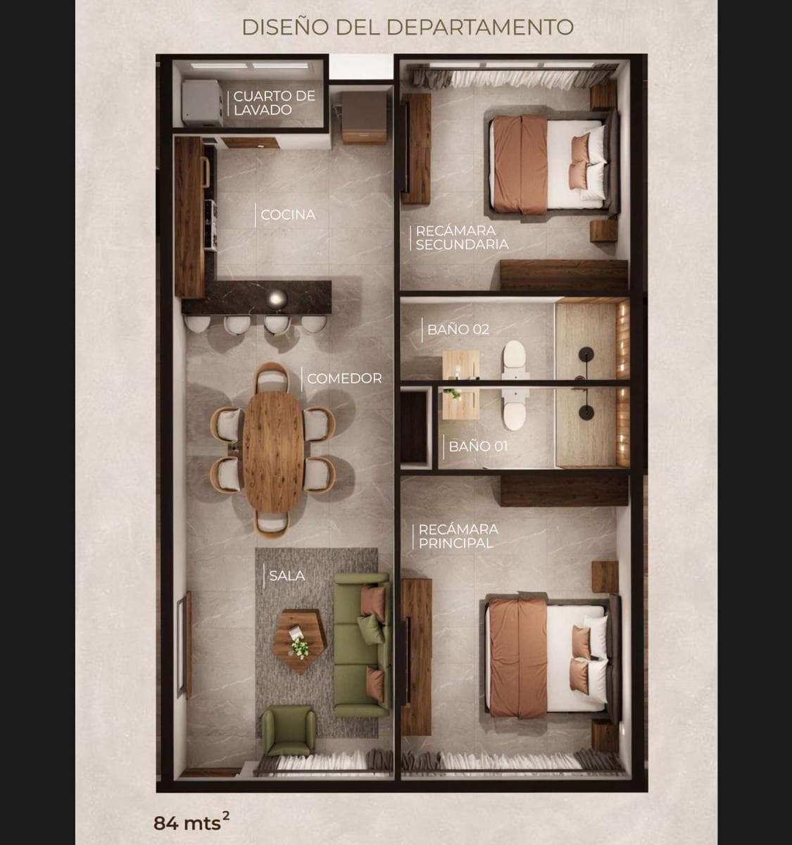 Apartment in the Virginia Subdivision