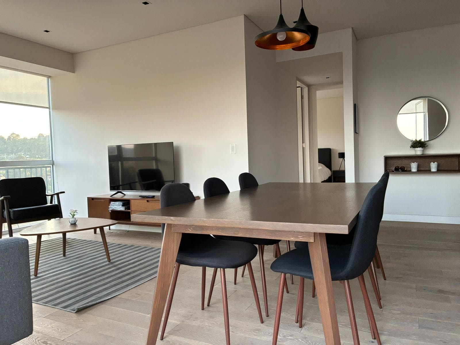 LIVING ROOM, RENT, 2 BEDROOMS, FURNISHED, FOREST VIEW