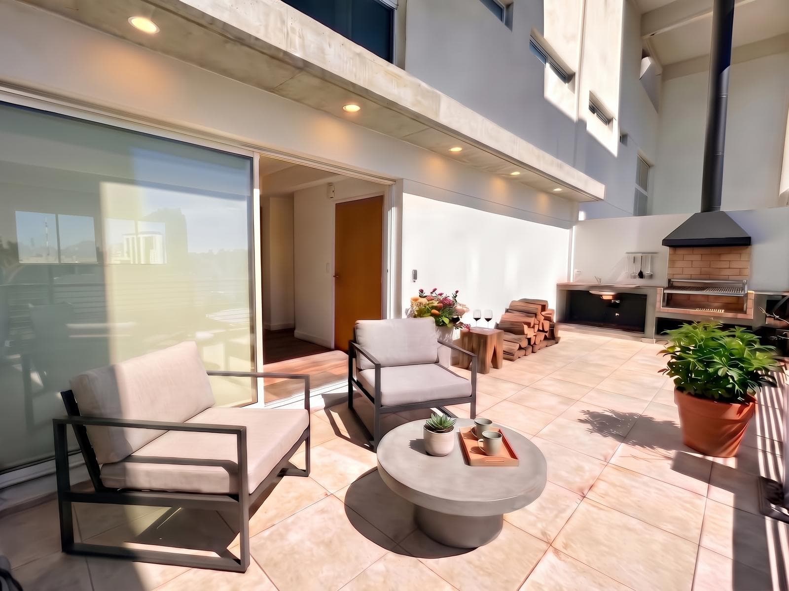 4-ROOM DUPLEX APARTMENT FOR SALE WITH BALCONY, TERRACE, AND BARBECUE