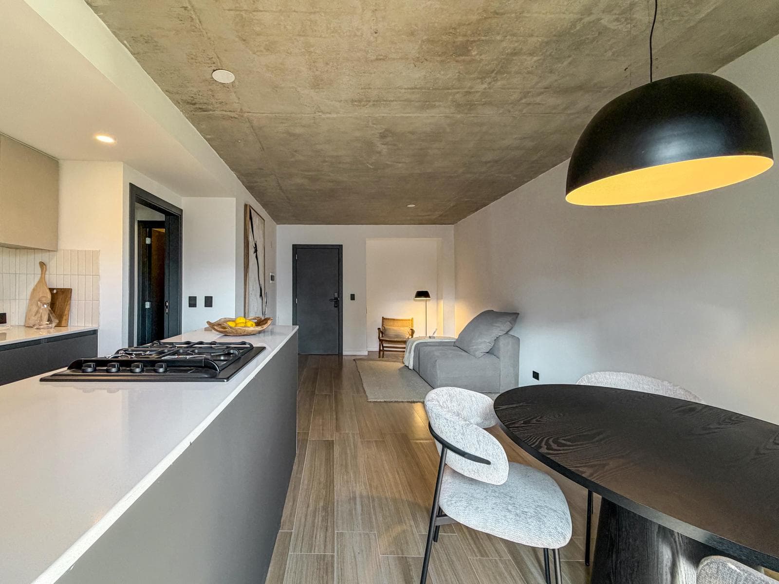2-bedroom apartment with radiators and stylish design