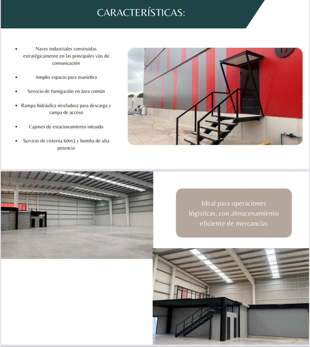 Commercial Warehouse for Rent on Recursos Hidráulicos Avenue
