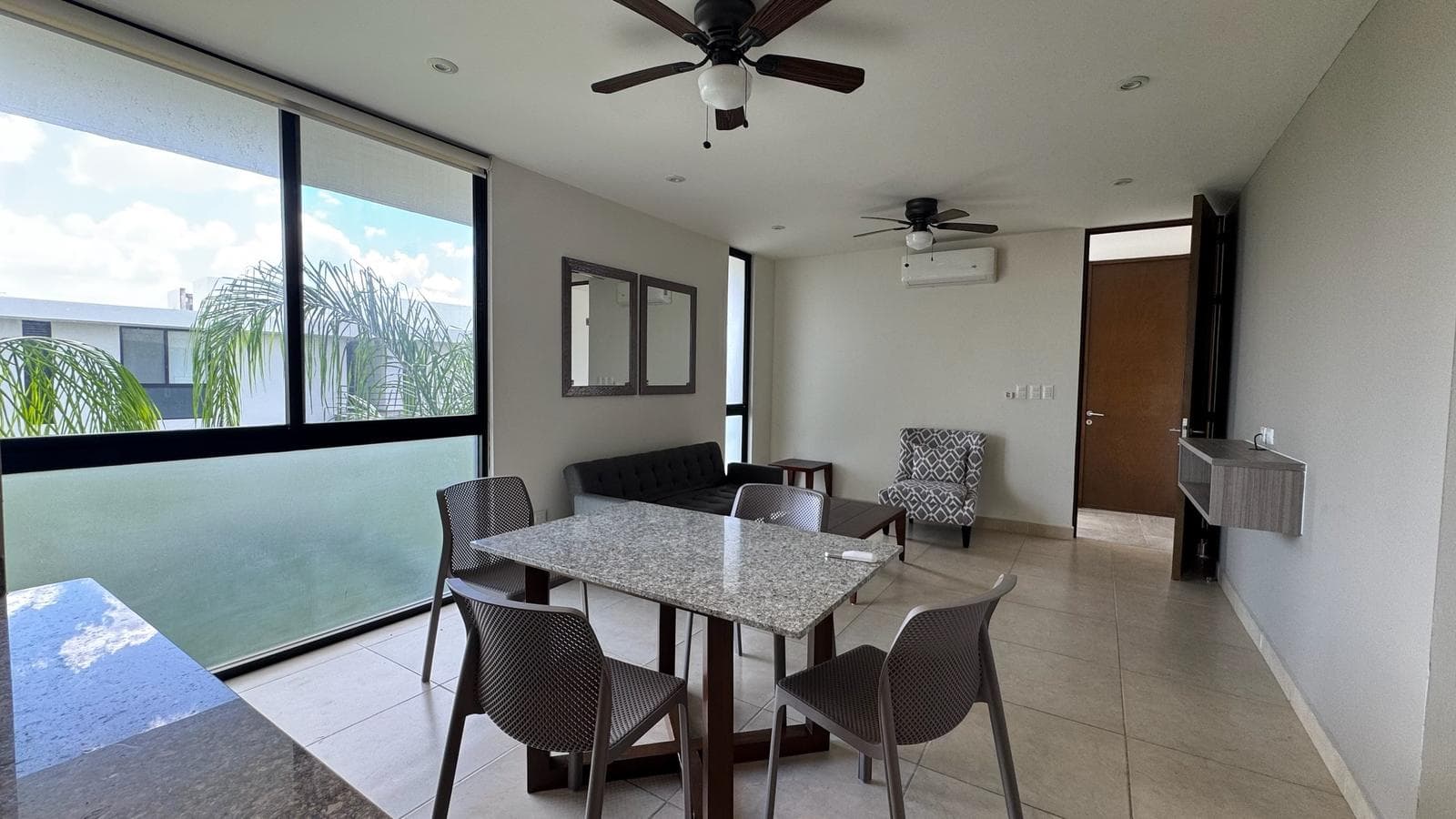 Furnished 2-bedroom apartment for rent in Mérida