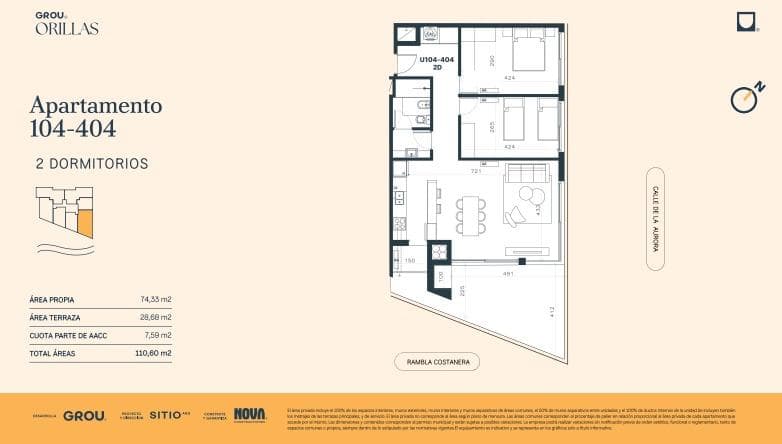 2-Bedroom Apartment for Sale in Parque Carrasco, Ciudad de la Costa