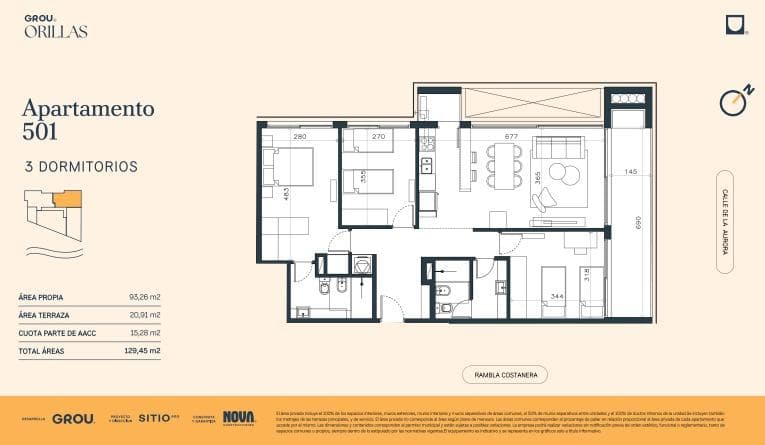 3-Bedroom Apartment for Sale in Parque Carrasco, Ciudad de la Costa