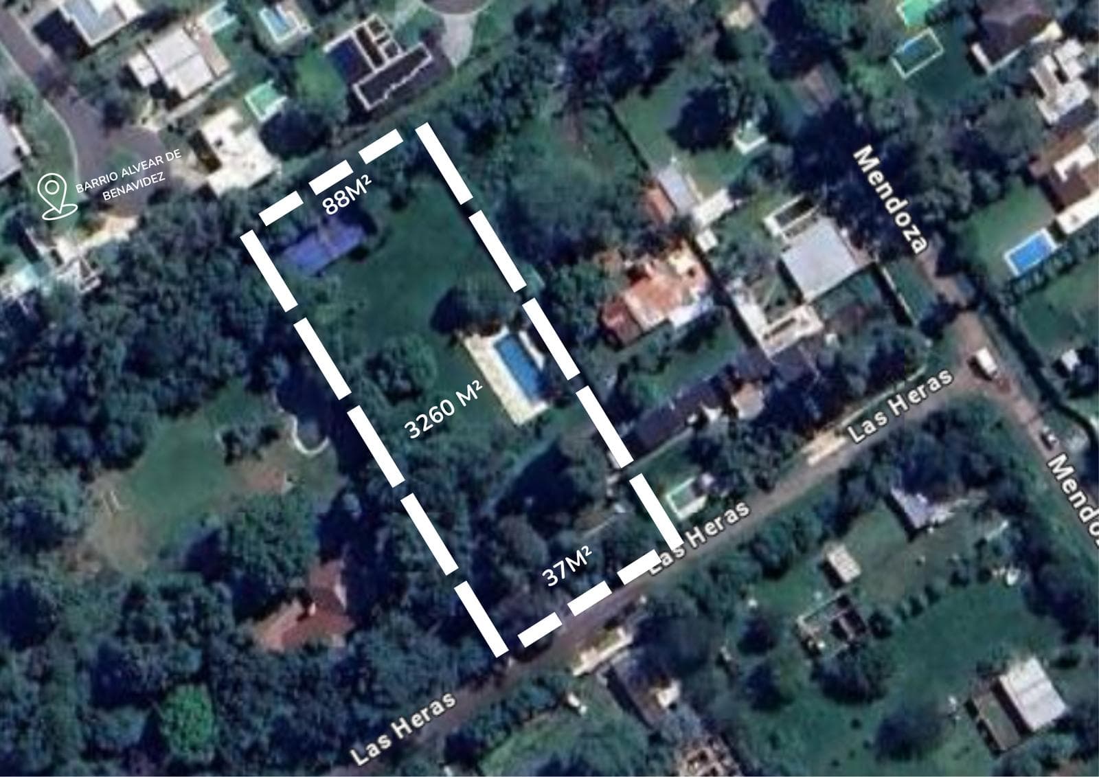 3,260 M² LOT FOR SALE - SUITABLE FOR DEVELOPMENT - BENAVIDEZ