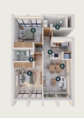 1-Bedroom Flexible-Layout Apartment for Sale in Mérida