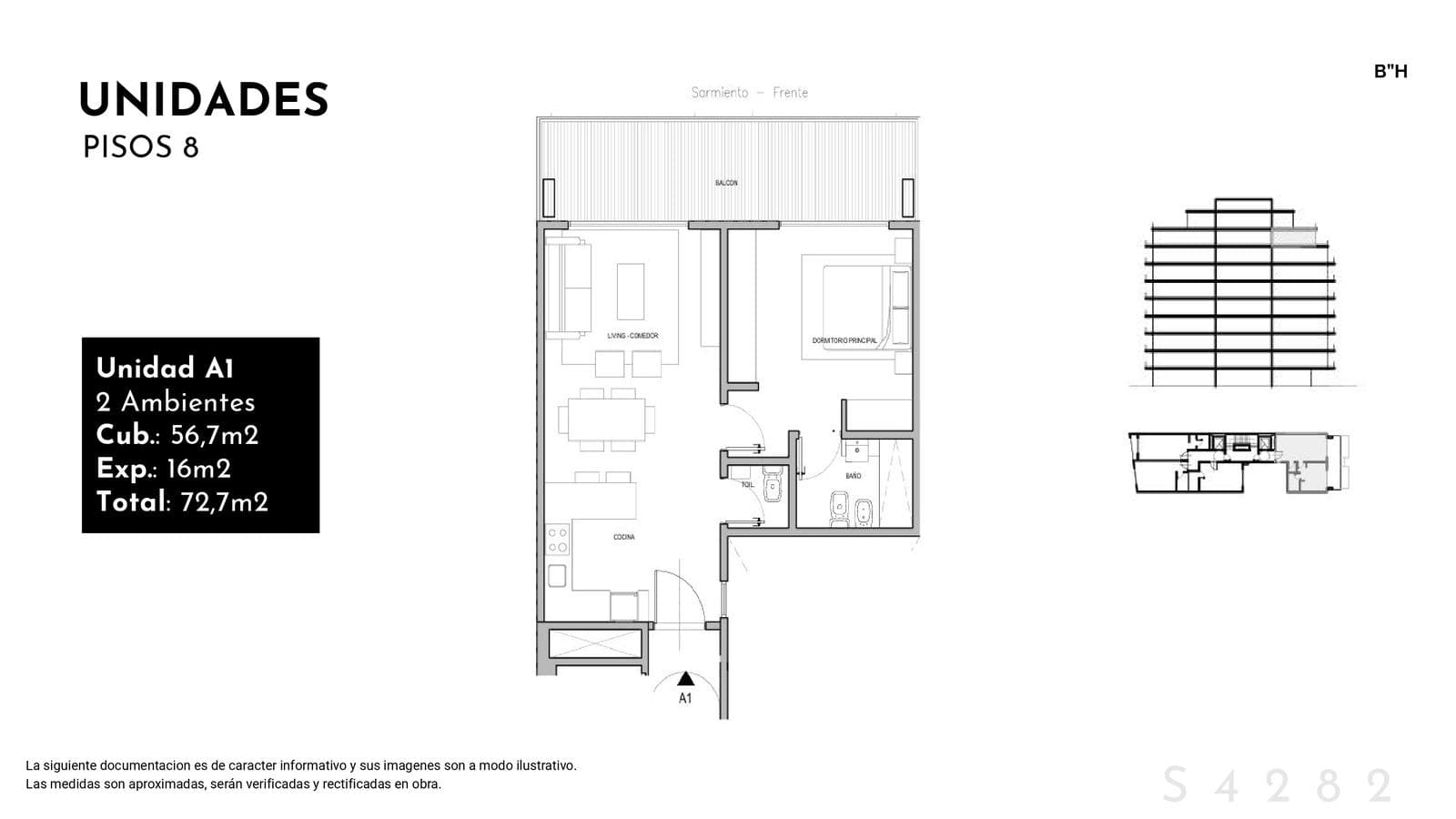 Two-room apartment in Almagro