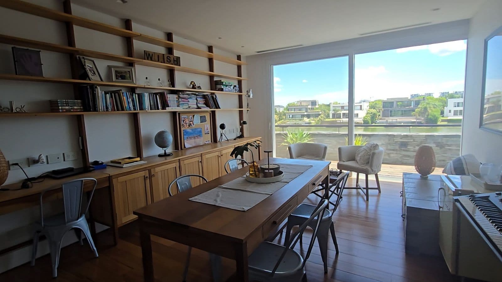 Furnished House for Rent on a Double Lot with Heated Pool and Lake View at El Golf Nordelta, Tigre