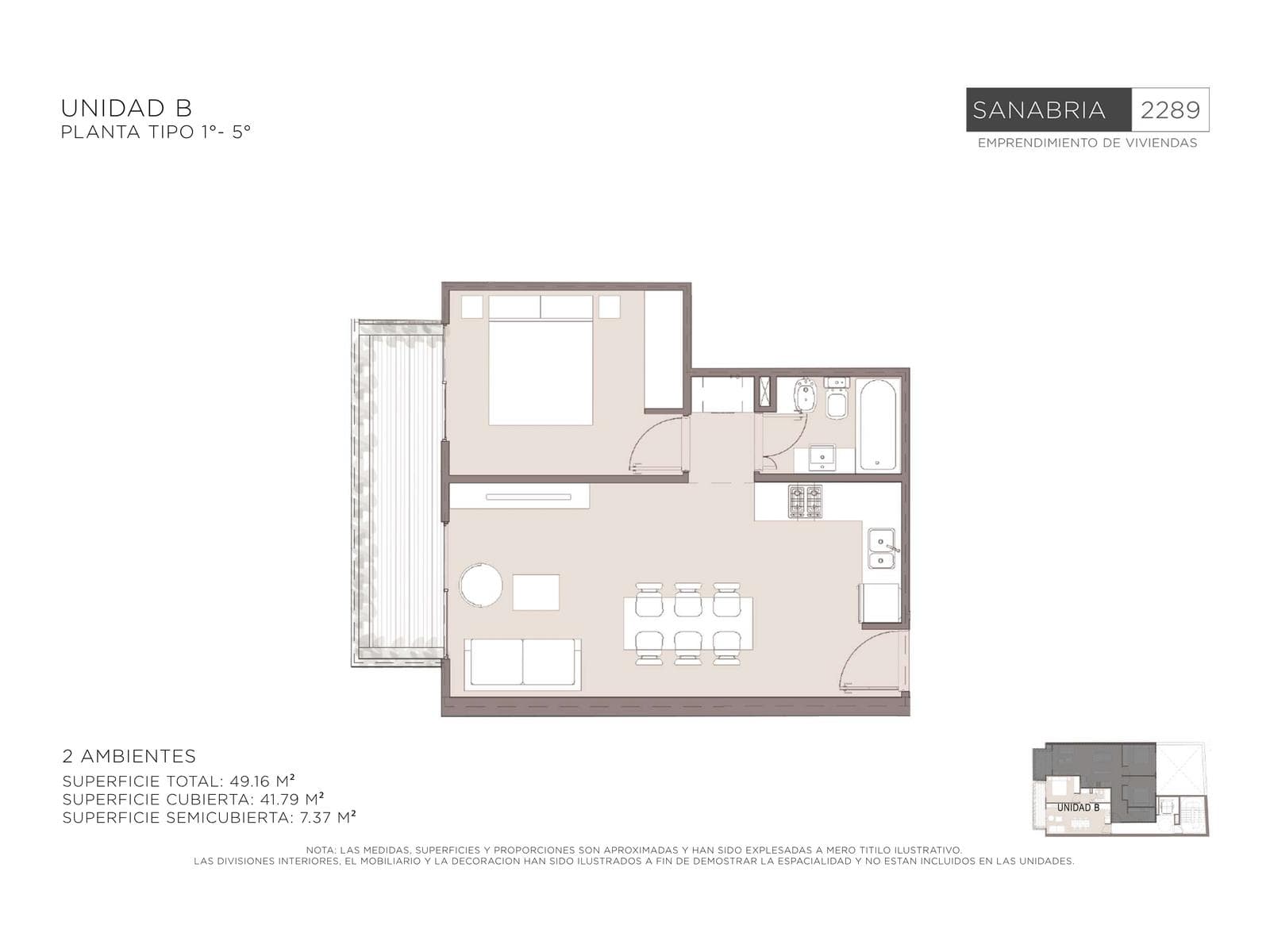 FOR SALE: 2-room apartment under construction in Monte Castro - DELIVERY OCTOBER 2026