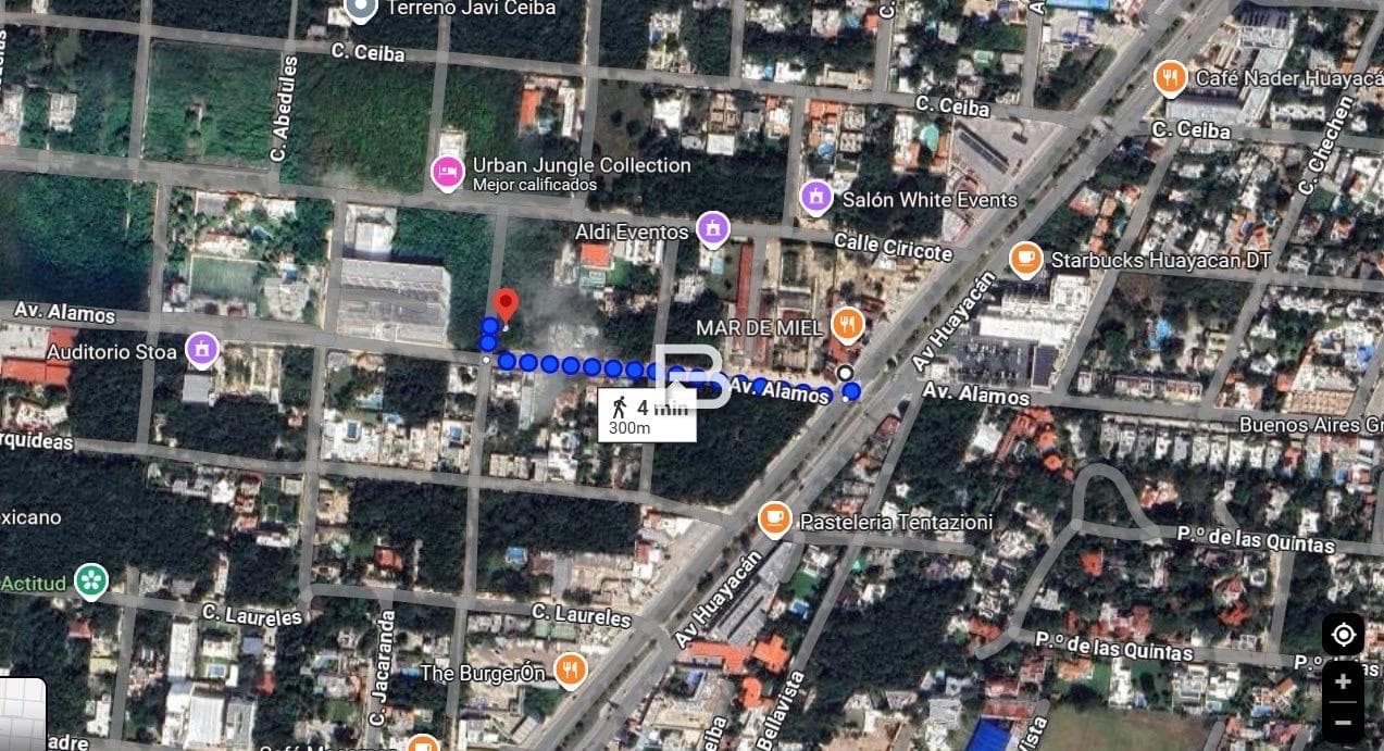 Land for Sale 2 Blocks from Huayacan Avenue in Cancún