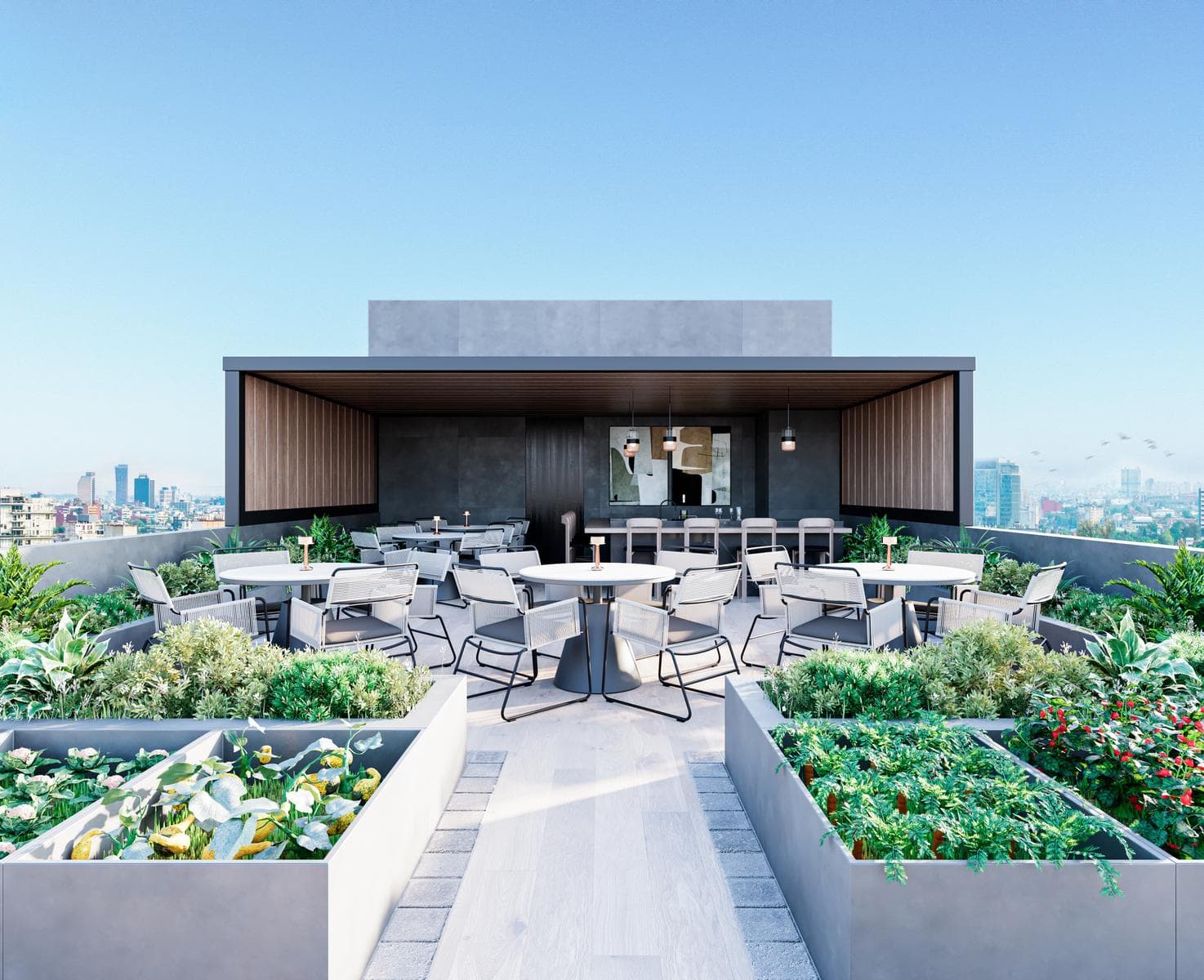 Loft for sale in La Escandón, rooftop