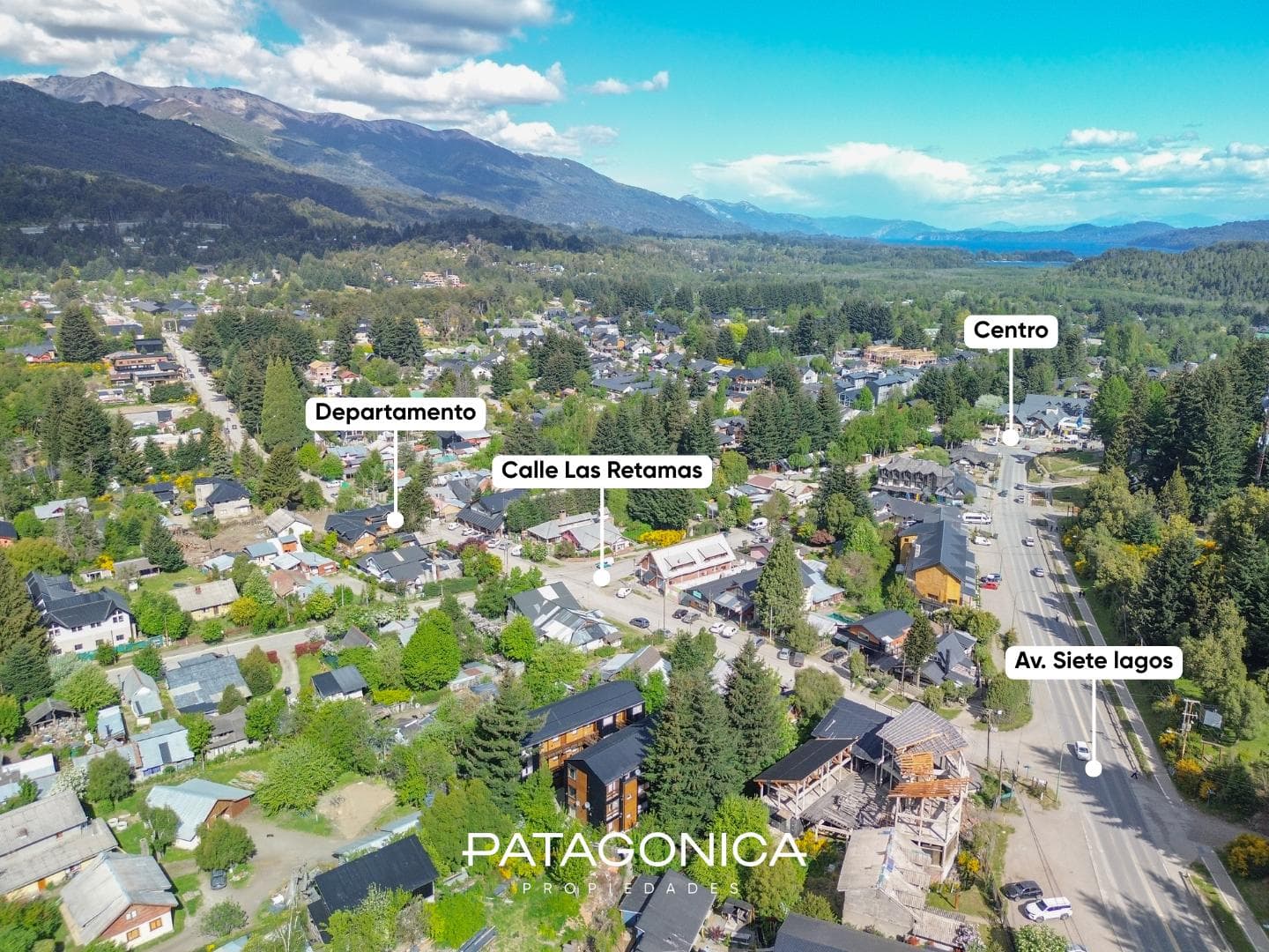 3-ROOM APARTMENT FOR SALE, FULLY FURNISHED, DOWNTOWN VILLA LA ANGOSTURA