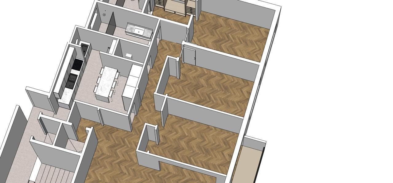 3-bedroom apartment with a maid's quarters and a balcony in an excellent location